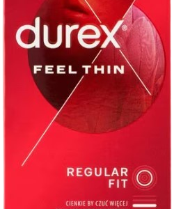 Durex Feel Thin Classic – tenké kondómy (12 ks) Ultra tenké kondómy Pre páry