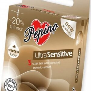 Pepino Ultra Sensitive – tenké kondómy (3 ks) Ultra tenké kondómy Pre páry
