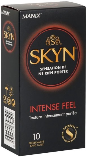 SKYN Intense Feel - bezlatexové kondómy s vrúbkami (10 ks) SKYN Intense Feel - bezlatexové kondómy s vrúbkami (10 ks) Kondómy s vrúbkami a výstupkami Pre páry