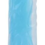 Svietiace dildo s prísavkou Blue Radiance (20 cm) Dilda s prísavkou Pre ženy
