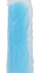 Svietiace dildo s prísavkou Blue Radiance (20 cm) Dilda s prísavkou Pre ženy