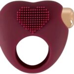 Vibračný erekčný krúžok Heart Wave Erekčné krúžky na penis a semenníky Pre páry