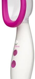 Automatická vibračná vákuová pumpa na vagínu Pink & White Vákuové pumpy pre ženy (na prsia