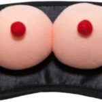 Maska na oči Tits Sleep Mask Žartovné erotické predmety Pre ženy | Pre lesby