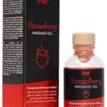 Zbozkávateľný masážny gél Strawberry (30 ml) Zbozkávateľná kozmetika Pre páry