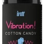 Tekutý vibrátor Cotton Candy (15 ml) Stimulačné lubrikačné gély a oleje Pre páry