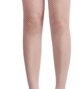 Samodržiace podväzkové pančuchy s mašľami Sexy Nurse Biele pančuchy Darčekový sprievodca