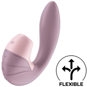 SATISFYER - SUPERNOVA AIR PULSE STIMULATOR & VIBRATION PINK Lacné vibrátory Vibrátory