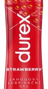 Durex Strawberry gel Lubrikačné gély a oleje na vodnej báze Kozmetika a starostlivosť o telo