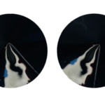 Kinky Diva Nipple Covers Gloss Black Erotická bielizeň Erotická bielizeň