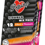 PEPINO Double Mix dráždivé kondómy 12 ks Kondómy Kondómy
