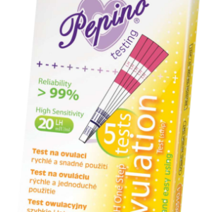 PEPINO Dipstrip ovulačný test 5 ks Kozmetika a starostlivosť o telo Kozmetika a starostlivosť o telo