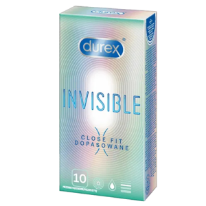 Durex Invisible Close Fit 10 ks Kondómy Durex Kondómy