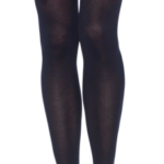 Leg Avenue Nylon Thigh Highs with Bow 6255 Black Dámske pančuchy Erotická bielizeň