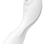 SATISFYER - CURVY TRINITY 5 AIR PULSE STIMULATOR & VIBRATOR APP Vibrátory Vibrátory