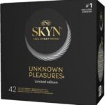 SKYN Unknown Pleasures – bezlatexové kondómy (42 ks) Bezlatexové kondómy Pre páry
