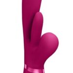 Kura - Thrusting G-Spot Vibrator with Flapping Tongue and Pulse Wave Stimulator - Pink Vibrátory Vibrátory