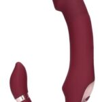 Shots Loveline Bendable Vibrating Strapless Strap on Merlot Grape Vibrátory Vibrátory