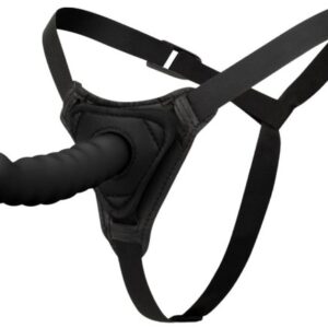 Silicone Strap-On - Smooth black Dilda Pre páry