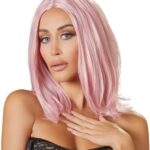 Cottelli Wig Bob Pink Parochne a riasy Erotická bielizeň