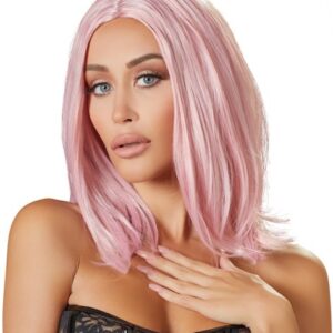 Cottelli Wig Bob Pink Parochne a riasy Erotická bielizeň