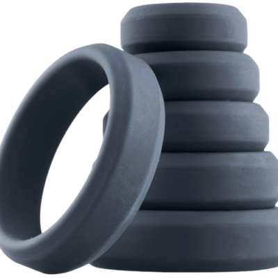 6-Piece Cock Ring Set Erekčné krúžky na penis a semenníky Pre mužov