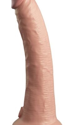 7" Vibrating + Dual Density Silicone Cock with Remote Vibrátory Vibrátory