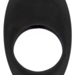 Vibračný krúžok black egg Erekčné krúžky na penis a semenníky Ostatné