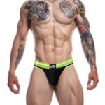 C4M Rugby Jockstrap Neon Green Renaissance - pánske jocksy XL Boxerky