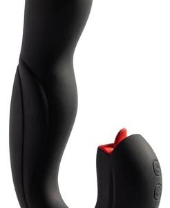 Joi Pro - Remote Control Rotating Head G-spot Vibrator & Clit Licker Black Vibrátory Vibrátory