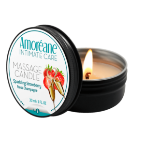 AM.Massage Candle Sparkling Strawberry (30ml) Masážne sviečky Kozmetika a starostlivosť o telo
