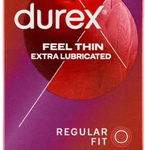 Durex Feel Thin Extra Lubricated - tenké kondómy (12 ks) Kondómy pre páry Pre páry
