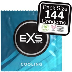 Exs Cooling Condoms - 144 ks Veľké balenia kondómov Pre páry