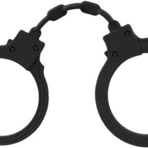 Silikónové putá Handcuffs Čierne BDSM pomôcky Pre páry