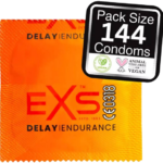 EXS Delay – tlmivé kondómy (144 ks) Znecitlivujúce kondómy Pre páry