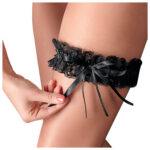 Cottelli &amp;#45; Čipkovaný podväzok &amp;#45; čierny (S&amp;#45;L)