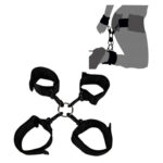Hogtie Set odnímateľné putá na členky a zápästia v tvare X