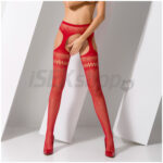 Passion pančuchy červené 013
