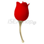 Pretty Love Rose Lover Clitoral Vibrator with Licking Stimulator Gold &amp;amp; Red