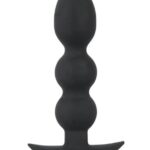 Čierny zamat: ťažký análny plug s guľkou - 145g (čierna) od značky Black Velvets