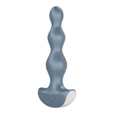 Satisfyer Lolli-Plug 2 - nabíjací, vodotesný análny vibrátor (šedý)