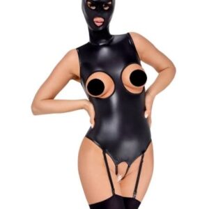 Bad Kitty - Otvorené body a maska na ústa (čierna) od značky Bad Kitty