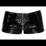 Black Level - rebrované šortky na zips pre mužov (čierne) od značky Black Level