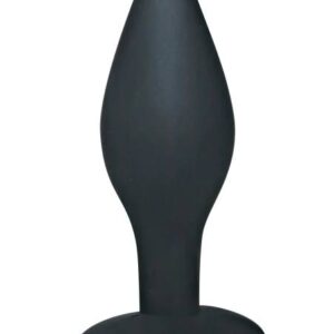 Čierny zamatový análny kolík - veľký od značky Black Velvets