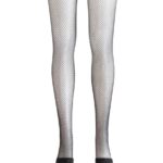 Cottelli - Čierne čipkované sieťované pančuchy od značky Cottelli