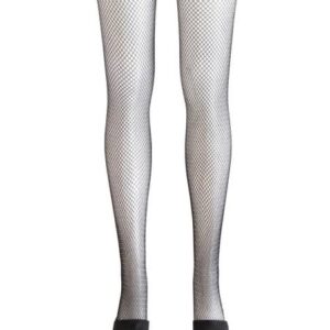 Cottelli - Čierne čipkované sieťované pančuchy od značky Cottelli