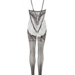 NO:XQSE - Čipkovaný sieťový overal - čierny (S-L) od značky NO:XQSE