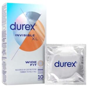 Durex Invisible XL - extra veľké kondómy (10 ks) od značky Durex