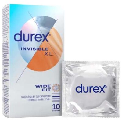 Durex Invisible XL - extra veľké kondómy (10 ks) od značky Durex