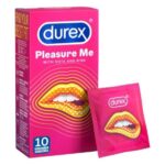 Durex Pleasure Me - rebrovaný-bodkovaný kondóm (10 ks) od značky Durex